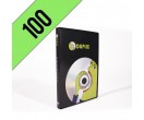 100 DVD-R DVDBOX PERSONALIZZATI