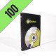 100 DVD-R DVDBOX PERSONALIZZATI