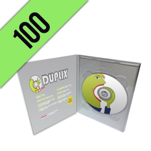 100 DVD-R DVD PACK PERSONALIZZATI